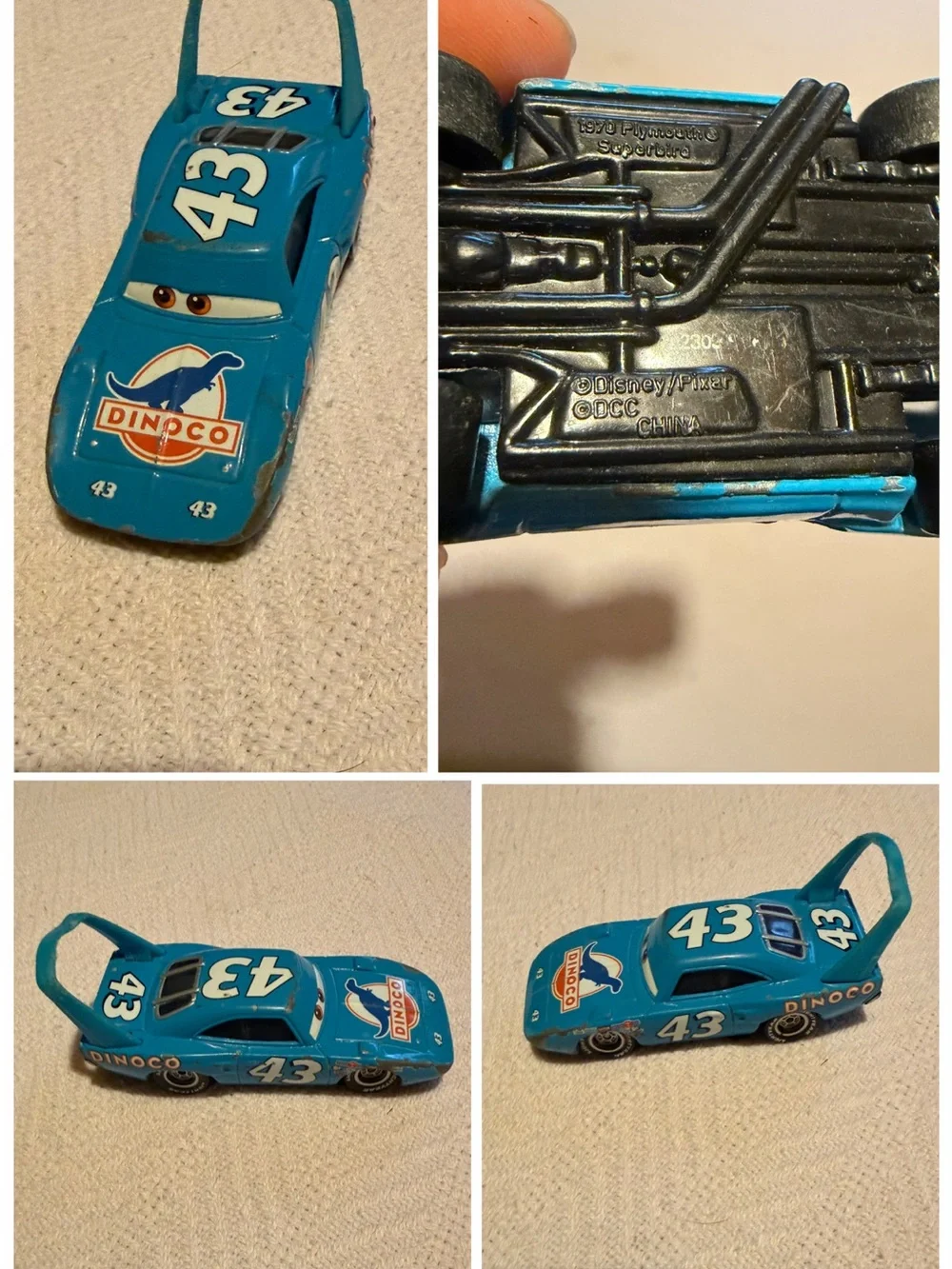 Disney Pixar Cars Die-Cast lot of 10 SidewallSemi Dinoco McQueen TowMater & more